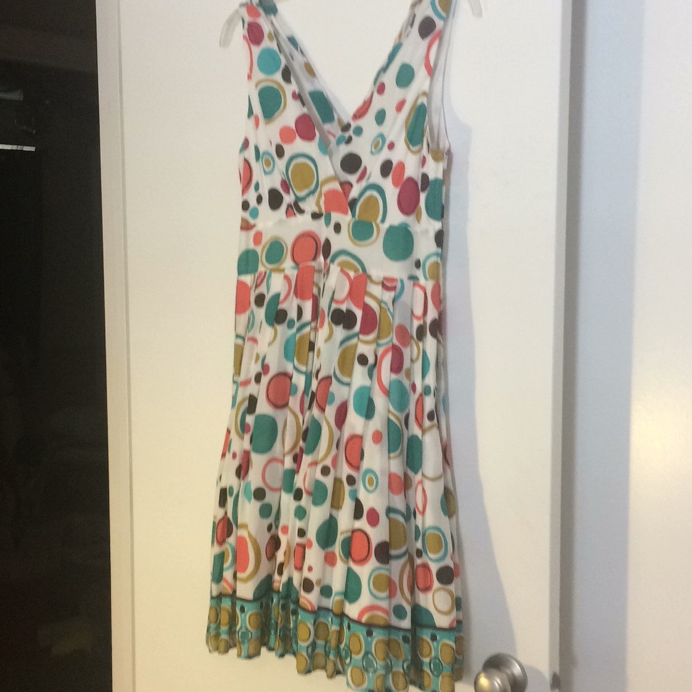 Rainbow dress pok a dot